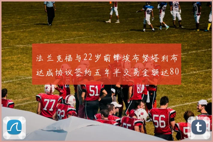 法兰克福与22岁前锋埃布努塔利布达成协议签约五年半交易金额达800万欧元