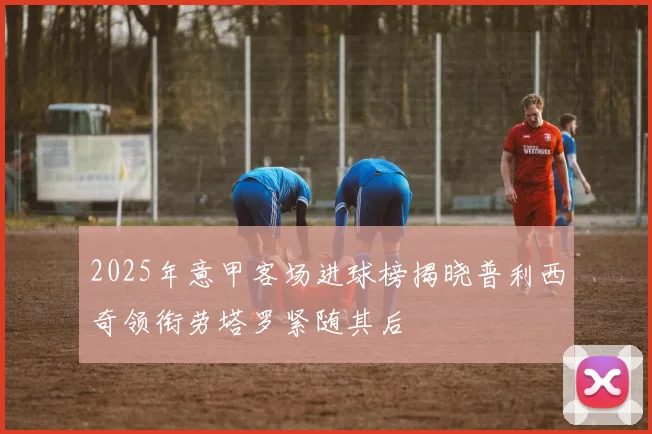 2025年意甲客场进球榜揭晓普利西奇领衔劳塔罗紧随其后